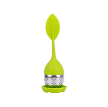 Load image into Gallery viewer, Silicone Green-Leaf Tea Infuser